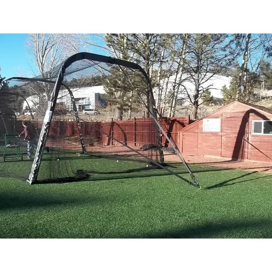 Complete Batting Cages BATCO Indoor And Outdoor Foldable Batting Cage With Net #42 Braided Nylon 5 Complete Batting Cages BATCO Indoor And Outdoor Foldable Batting Cage With Net #42 Braided Nylon