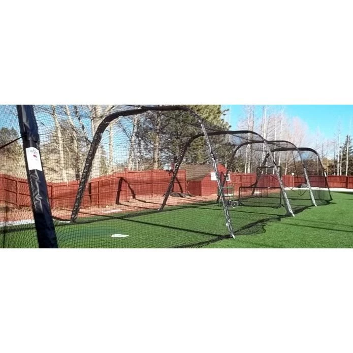 Complete Batting Cages BATCO Indoor And Outdoor Foldable Batting Cage With Net #42 Braided Nylon 10 Complete Batting Cages BATCO Indoor And Outdoor Foldable Batting Cage With Net #42 Braided Nylon