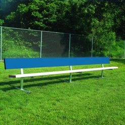 Bison Inc. Indoor Bleachers Bison Player Bench With Backrest