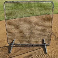 Athletic Connection Protective Screens Collegiate First Base Screen Replacement 7' X 7' Slip-On Net