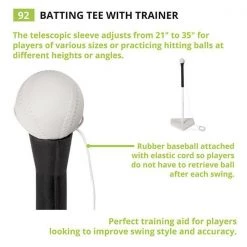 Batting Tees Champion Sports Batting Tee Trainer