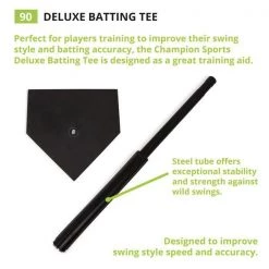 Champion Sports Deluxe Batting Tee Batting Tees