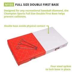 Bases & Plates Champion Sports Full Size Double First Base