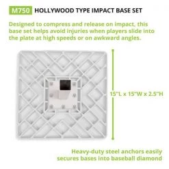 Bases & Plates Champion Sports Hollywood Type Impact Base Set