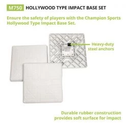 Bases & Plates Champion Sports Hollywood Type Impact Base Set