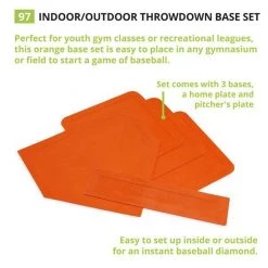 Champion Sports Indoor/Outdoor Throwdown Base Set Bases & Plates