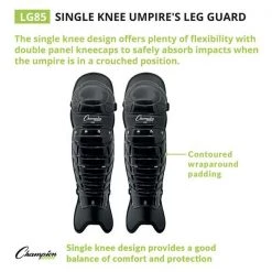 Champion Sports Single Knee Umpire's Leg Guard
