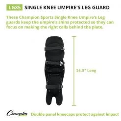 Champion Sports Single Knee Umpire's Leg Guard