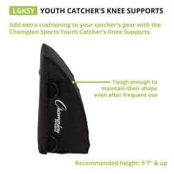 Champion Sports Youth Catcher's Knee Supports
