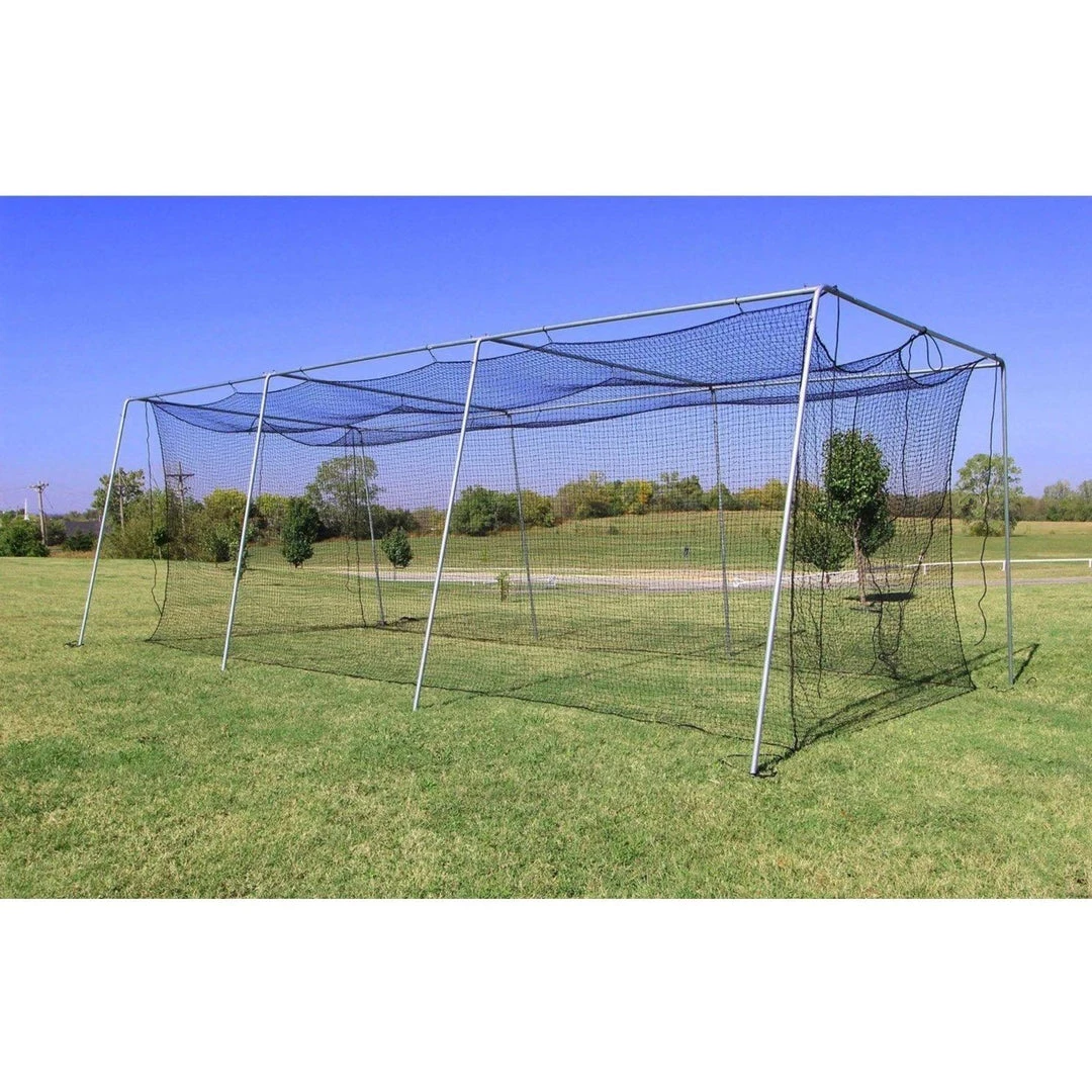 Cimarron Batting Cage With Complete Frame 30' - 70' #24 Poly Net 3 Cimarron Batting Cage With Complete Frame 30' - 70' #24 Poly Net