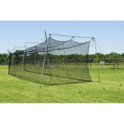 Cimarron The "Rookie" Complete Residential Backyard Batting Cage Kit #24 Poly Net