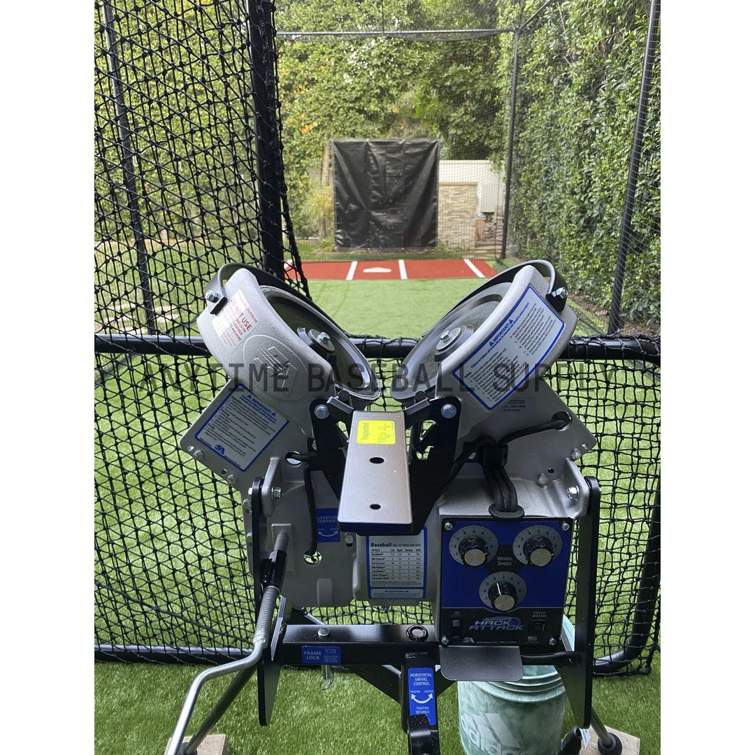 Pitching Machines Jr. Hack Attack Three Wheel Pitching Machine By Sports Attack 12 Pitching Machines Jr. Hack Attack Three Wheel Pitching Machine By Sports Attack
