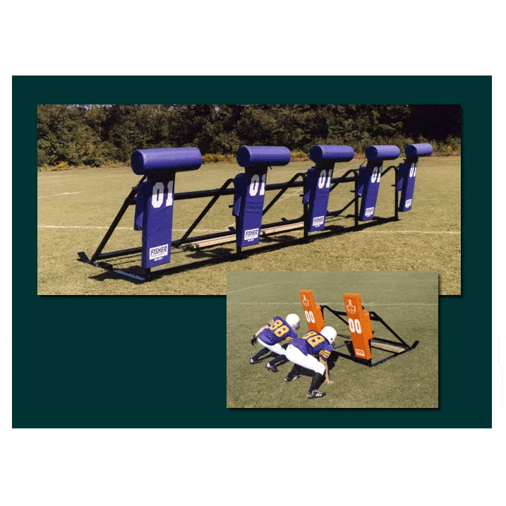Fisher 6 Man 9800 Youth Football Blocking Sled 3 Fisher 6 Man 9800 Youth Football Blocking Sled