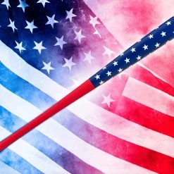 Mine Baseball American Flag Bat Baseball Bat