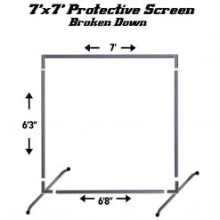 Better Baseball On Field Protective Bullet Screen 7' X 7'