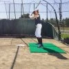 ProMounds Batting Mats 3' X 5' Green Stance Batting Mat Pro