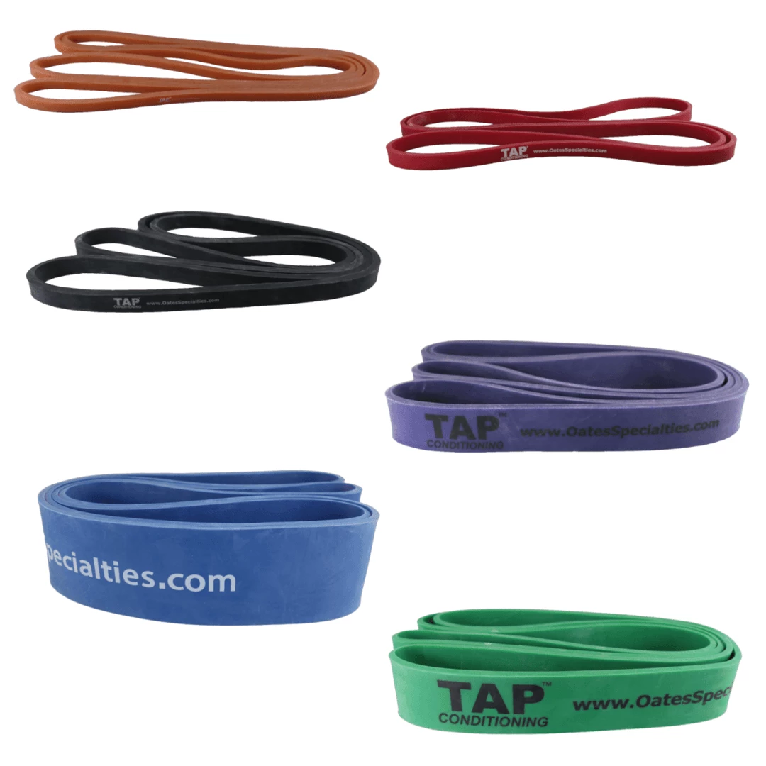Oates Specialties TAP™ Giant Flat Band | Bands For Pullups, Stretching, Or Resisted Body Weight Exercises 3 Oates Specialties TAP™ Giant Flat Band | Bands For Pullups, Stretching, Or Resisted Body Weight Exercises