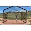 BATCO Indoor And Outdoor Collapsible Home Plate Batting Cage #36 Nylon 1 BATCO Indoor And Outdoor Collapsible Home Plate Batting Cage #36 Nylon